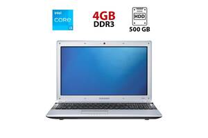 Ноутбук Б-класс Samsung RV515 / 15.6' (1366x768) TN / Intel Core i3-370M (2 (4) ядра по 2.4 GHz) / 4 GB DDR3 / 500 GB...