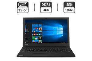 Ноутбук Б-класс Toshiba Satellite Pro R50 / 15.6' (1366x768) TN / Intel Core i3-5005U (2 (4) ядра по 2.0 GHz) / 4 GB...