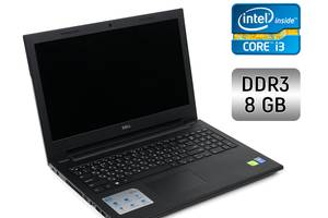 Ноутбук Dell Inspiron 15 3000 / 15.6' (1366x768) TN Touch / Intel Core i3-4005U (2 (4) ядра по 1.7 GHz) / 8 GB DDR3 /...