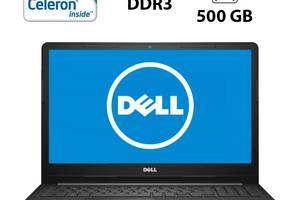 Ноутбук Dell Inspiron 15-3652 / 15.6' (1366x768) TN / Intel Celeron N3060 (2 ядра по 1.6 - 2.48 GHz) / 4 GB DDR3 / 50...