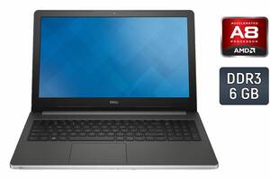 Ноутбук Dell Inspiron 5555 / 15.6' (1366x768) TN / AMD A8-7410 (4 ядра по 2.2 - 2.5 GHz) / 6 GB DDR3 / 240 GB SSD / A...