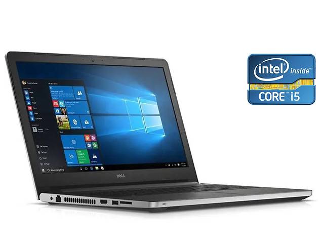 Ноутбук Dell Inspiron 5559 / 15.6' (1366x768) TN / Intel Core i5-6200U (2 (4) ядра по 2.3 - 2.8 GHz) / 8 GB DDR3 / 48...
