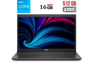 Ноутбук Dell Latitude 3520 / 15.6' (1366x768) TN / Intel Core i3-1115G4 (2 (4) ядра по 1.7 - 4.1 GHz) / 16 GB DDR4 /...