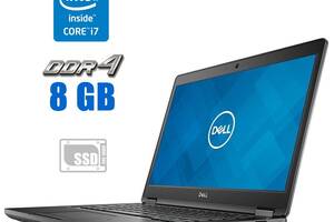 Ноутбук Dell Latitude 5491 / 14' (1920x1080) IPS / Intel Core i7-8750H (6 (12) ядра по 2.2 - 4.1 GHz) / 8 GB DDR4 / 2...