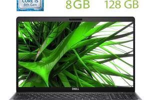 Ноутбук Dell Latitude 5500 / 15.6' (1366x768) TN / Intel Core i5-8365U (4 (8) ядра по 1.6 - 4.1 GHz) / 8 GB DDR4 / 12...