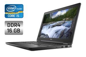 Ноутбук Dell Latitude 5590 / 15.6' (1920x1080) IPS / Intel Core i5-8250U (4 (8) ядра по 1.6 - 3.4 GHz) / 16 GB DDR4 /...