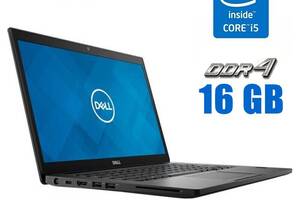 Ноутбук Dell Latitude 7490 / 14' (1920x1080) IPS / Intel Core i5-8250U (4 (8) ядра по 1.6 - 3.4 GHz) / 16 GB DDR4 / 2...
