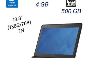 Ноутбук Dell Latitude E3350 / 13.3' (1366x768) TN / Intel Core i3-5005U (2 (4) ядра по 2.0 GHz) / 4 GB DDR3 / 500 GB...