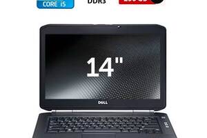 Ноутбук Dell Latitude E5420 / 14' (1366x768) TN / Intel Core i5-2520M (2 (4) ядра по 2.5 -3.2 GHz) / 4 GB DDR3 / 250...