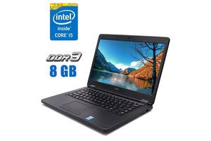 Ноутбук Dell Latitude E5450 / 14' (1366x768) TN / Intel Core i5-5200U (2 (4) ядра по 2.2 - 2.7 GHz) / 8 GB DDR3 / 240...