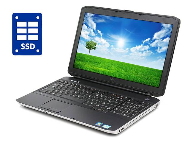 Ноутбук Dell Latitude E5530 / 15.6' (1366x768) TN / Intel Core i3-3110M (2 (4) ядра по 2.4 GHz) / 4 GB DDR3 / 256 GB...