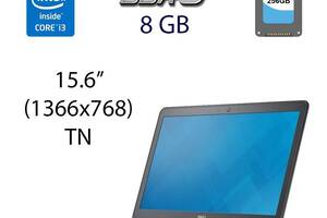 Ноутбук Dell Latitude E5540/ 15.6' (1366x768)/ i3-4010U/ 8GB RAM/ 256GB SSD/ HD 4400