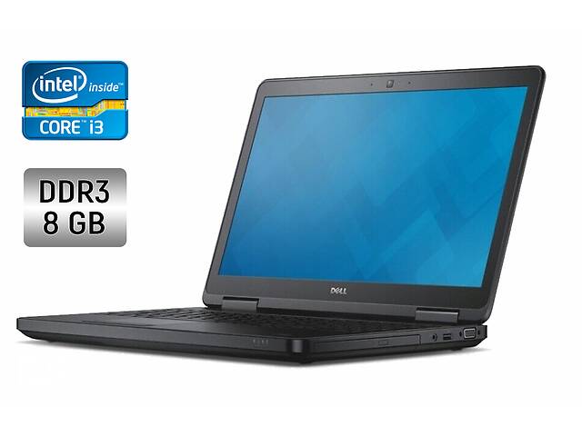 Ноутбук Dell Latitude E5540 / 15.6' (1366x768) TN / Intel Core i3-4010U (2 (4) ядра по 1.7 GHz) / 8 GB DDR3 / 256 GB...