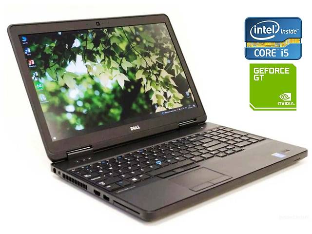 Ноутбук Dell Latitude E5540 / 15.6' (1366x768) TN / Intel Core i7-4600U (2 (4) ядра по 2.1 - 3.3 GHz) / 8 GB DDR3 / 2...