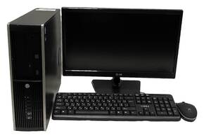 Б/у Комплект ПК: HP Compaq Elite 8300 SFF| i3-3220| 8GB RAM| 250GB HDD| HD 2500+Б-класс LG Flatron 20EN33SS-B|