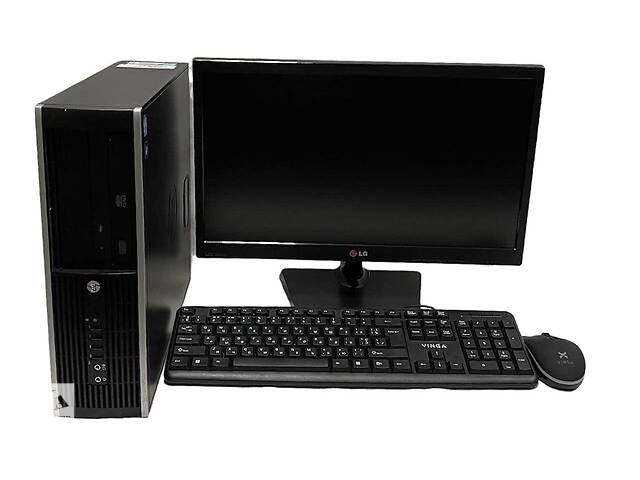 Б/у Комплект ПК: HP Compaq Elite 8300 SFF| i3-3220| 8GB RAM| 250GB HDD| HD 2500+Б-класс LG Flatron 20EN33SS-B|