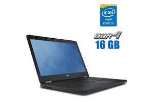 Ноутбук Dell Latitude E5570 / 15.6' (1366x768) TN / Intel Core i5-6200U (2 (4) ядра по 2.3 - 2.8 GHz) / 16 GB DDR4 /...