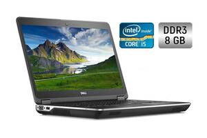 Ноутбук Dell Latitude E6440 / 14' (1366x768) TN / Intel Core i5-4310M (2 (4) ядра по 2.7 - 3.4 GHz) / 8 GB DDR3 / 256...