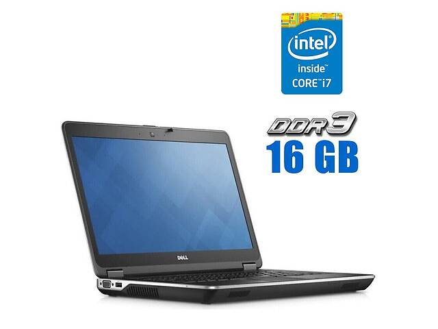 Ноутбук Dell Latitude E6440 / 14' (1600x900) TN / Intel Core i7-4600M (2 (4) ядра по 2.9 - 3.6 GHz) / 16 GB DDR3 / 25...