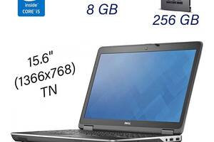 Ноутбук Dell Latitude E6540 / 15.6' (1366x768) TN / Intel Core i5-4310M (2 (4) ядра по 2.7 - 3.4 GHz) / 8 GB DDR3 / 2...