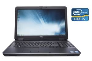 Ноутбук Dell Latitude E6540 / 15.6' (1366x768) TN / Intel Core i5-4300M (2 (4) ядра по 2.6 - 3.3 GHz) / 8 GB DDR3 / 2...