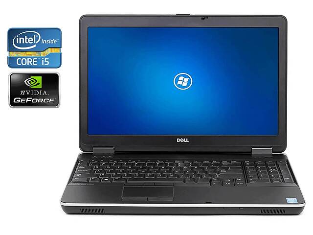 Ноутбук Dell Latitude E6540 / 15.6' (1920x1080) TN / Intel Core i5-4300M (2 (4) ядра по 2.6 - 3.3 GHz) / 8 GB DDR3 /...