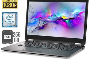 Ноутбук Dell Latitude E7470/ 14' (1920x1080)/ i5-6300U/ 16GB RAM/ 256GB SSD/ HD 520