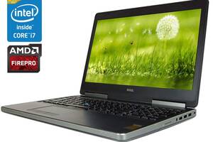 Ноутбук Dell Precision 7510/ 15.6' (1920x1080) IPS/ i7-6920HQ/ 16GB RAM/ 500GB SSD/ FirePro W5170M 2GB