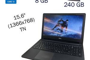 Ноутбук Dell Vostro 15-3568/ 15.6' (1366x768)/ i3-6006U/ 8GB RAM/ 240GB SSD/ HD 520