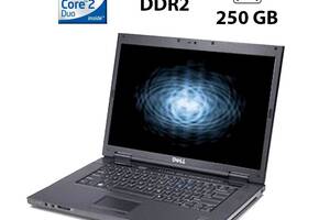 Ноутбук Dell Vostro 1510 / 15.6' (1920x1080) TN / Intel Core 2 Duo T5870 (2 (2) ядра по 2.0) / 4 GB DDR2 / 250 GB HDD...