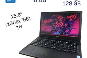 Ноутбук Fujitsu LifeBook A556/ 15.6' (1366x768)/ i5-6200U/ 8GB RAM/ 128GB SSD/ HD 520