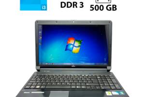 Ноутбук Fujitsu Lifebook AH530 / 15' (1366x768) TN / Intel Core i3-380M (2 (4) ядра по 2.53 GHz) / 4 GB DDR3 / 500 GB...