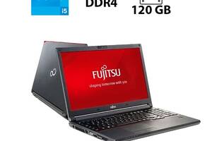 Ноутбук Fujitsu LifeBook E556 / 15.6' (11366x768) TN / Intel Core i5-6200U (2 (4) ядра по 2.3 - 2.8 GHz) / 8 GB DDR4...