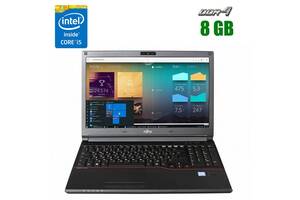 Ноутбук Fujitsu LifeBook E556 / 15.6" (1366x768) TN / Intel Core i5-6200U (2 (4) ядра по 2.3 - 2.8 GHz) / 8 GB DDR4 /...