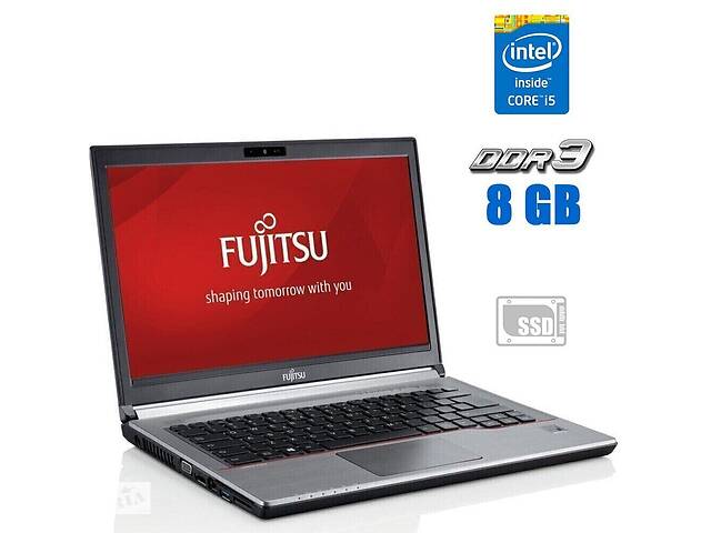 Ноутбук Fujitsu LifeBook E734 / 13.3' (1366x768) TN / Intel Core i5-4300M (2 (4) ядра по 2.6 - 3.3 GHz) / 8 GB DDR3 /...
