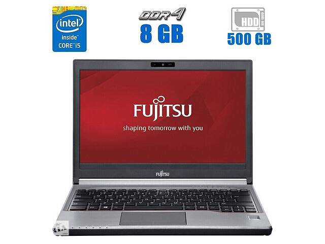 Ноутбук Fujitsu Lifebook E736/13.3' (1366x768)/i5-6300U/8GB RAM/500GB HDD/HD 520