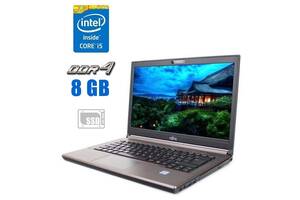 Ноутбук Fujitsu LifeBook E746 / 14' (1366x768) TN / Intel Core i5-6200U (2 (4) ядра по 2.3 - 2.8 GHz) / 8 GB DDR4 / 4...