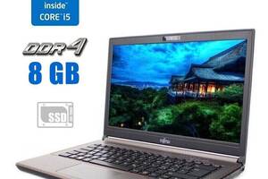 Ноутбук Fujitsu LifeBook E746 / 14' (1366x768) TN / Intel Core i5-6200U (2 (4) ядра по 2.3 - 2.8 GHz) / 8 GB DDR4 / 2...