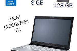 Ноутбук Fujitsu LifeBook E751/15.6' (1366x768)/i5-2520M/8GB RAM/128GB SSD/HD 3000/АКБ 0%