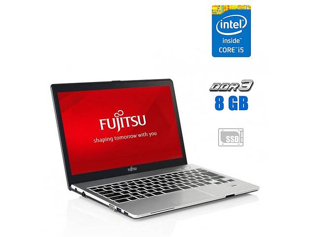 Ноутбук Fujitsu LifeBook S936 / 13.3' (1920x1080) IPS / Intel Core i5-6200U (2 (4) ядра по 2.3 - 2.8 GHz) / 8 GB DDR4...