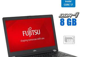 Ноутбук Fujitsu LifeBook U757/ 15.6' (1366x768)/ i7-6500U/ 8GB RAM/ 240GB SSD/ HD 520