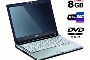 Ноутбук Fujitsu Siemens LifeBook S6420 / 13.3' (1280x800) TN / Intel Core 2 Duo P8600 (2 ядра по 2.4 GHz) / 8 GB DDR3...