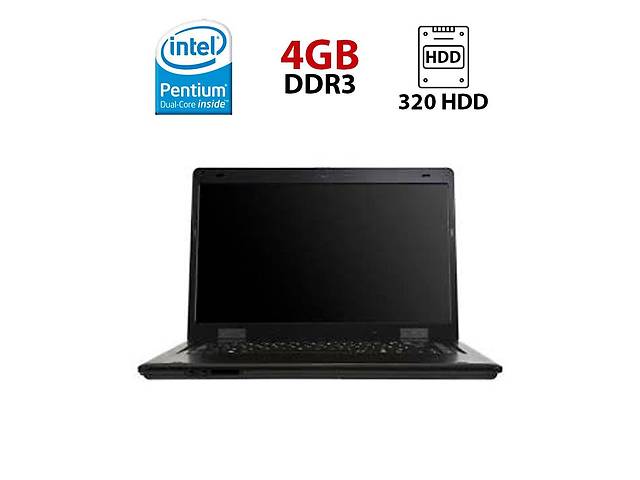 Ноутбук GIGABYTE E1500 / 15.6' (1366x768) TN / Intel Pentium T4400 (2 ядра по 2.2 GHz) / 4 GB DDR2 / 320 GB HDD / Int...