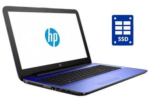 Ноутбук HP 15-ay015dx / 15.6' (1366x768) TN / Intel Core i3-6100U (2 (4) ядра по 2.3) / 8 GB DDR3 / 240 GB SSD / Inte...