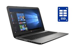 Ноутбук HP 15-ay039wm / 15.6' (1366x768) TN / Intel Core i3-6100U (2 (4) ядра по 2.3 GHz) / 8 GB DDR4 / 128 GB SSD /...