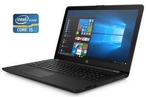 Ноутбук HP 15-bs115dx / 15.6' (1366x768) TN Touch / Intel Core i5-8250U (4 (8) ядра по 1.6 - 3.4) / 8 GB DDR4 / 240 G...