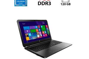 Ноутбук HP 250 G3 / 15.6' (1366x768) TN / Intel Celeron N2840 (2 ядра по 2.16 - 2.58 GHz) / 4 GB DDR3 / 120 GB SSD /...