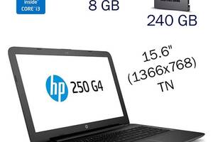 Ноутбук HP 250 G4/ 15.6' (1366x768)/ i3-5005U/ 8GB RAM/ 240GB SSD/ HD 5500