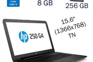 Ноутбук HP 250 G4/15.6' (1366x768)/i3-5005U/8GB RAM/256GB SSD/HD 5500