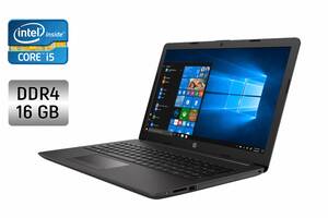 Ноутбук HP 250 G7 / 15.6' (1366x768) TN / Intel Core i5-8265U (4 (8) ядра по 1.6 - 3.9 GHz) / 16 GB DDR4 / 512 GB SSD...